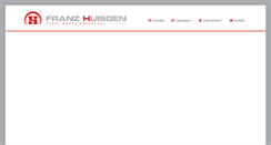 Desktop Screenshot of huisgen.de
